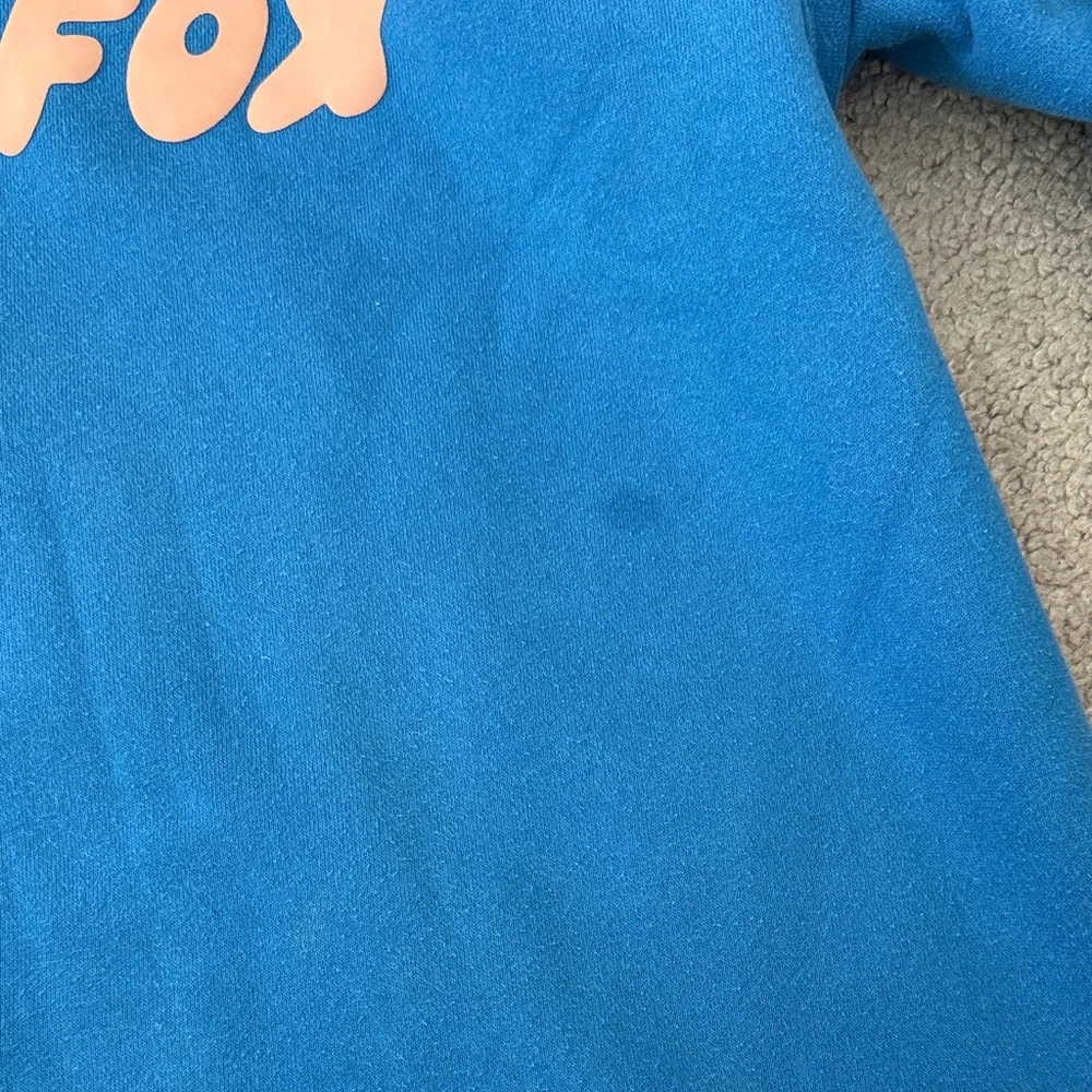 White Fox Boutique Blue and Pink Crewneck Sweater - Picture 5 of 8